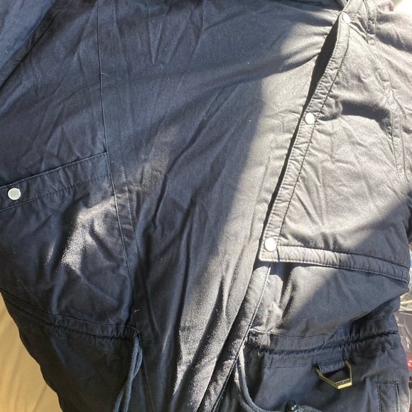 Pedsport/Pedigree Vintage Down Ski/Snowboard Black One-Piece Snow Jumpsuit - Picture 3 of 11